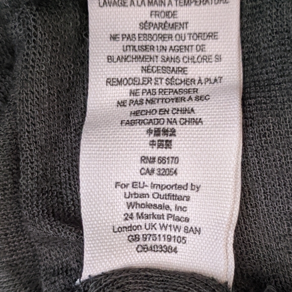 We The Free Forest Green Cross Back Long Sleeve M - Picture 6 of 6